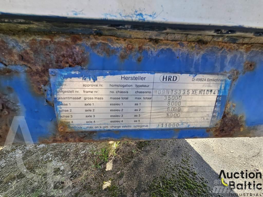 HRD NTS Semi-trailer med Gardinsider