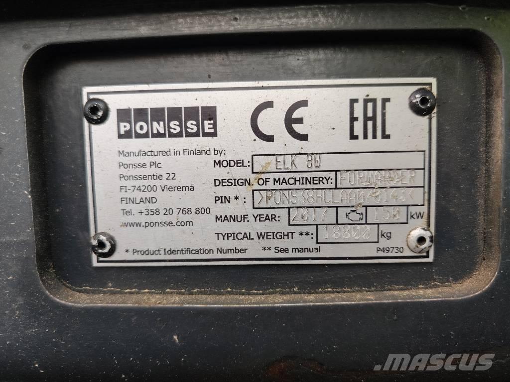 Ponsse Elk 8W Udkørselsmaskiner