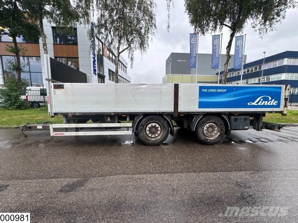 Wecon middenas Anhænger med lad/Flatbed
