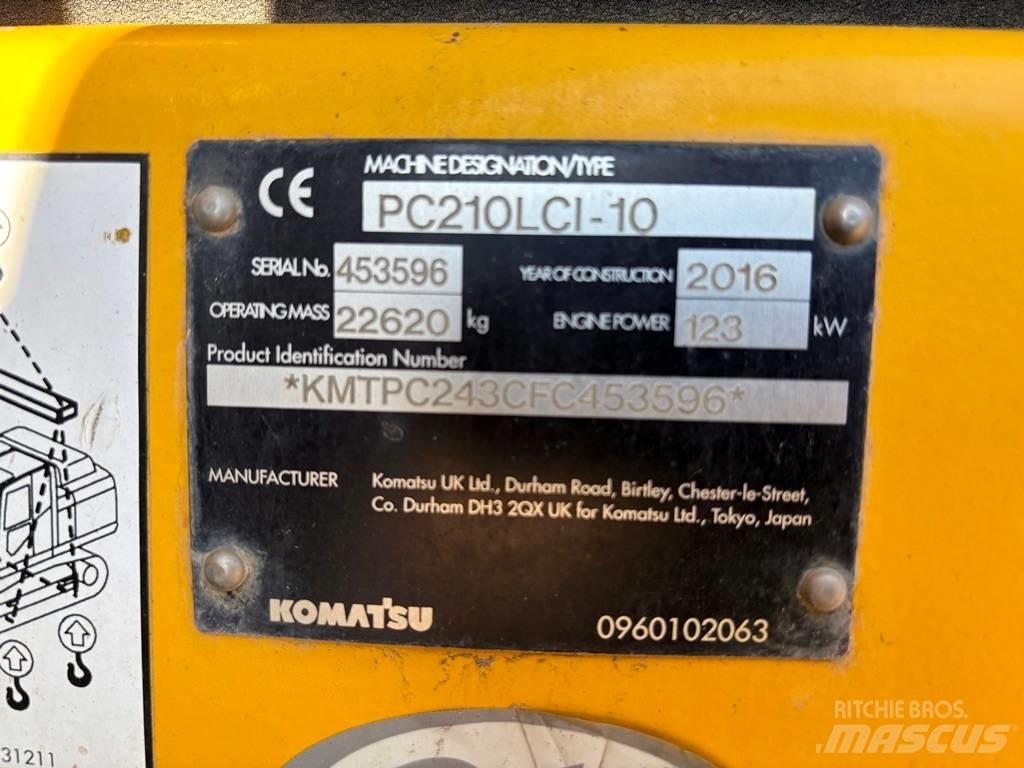 Komatsu PC 210 LC-10 Gravemaskiner på larvebånd