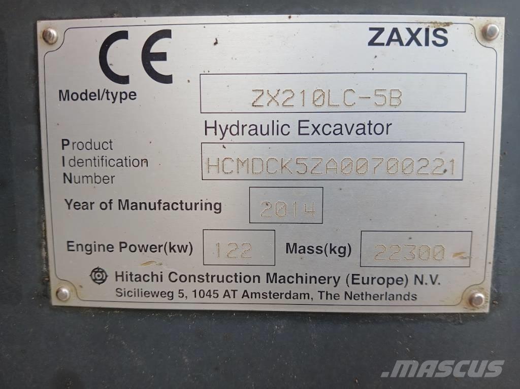 Hitachi ZX 210 LC-5B Gravemaskiner på larvebånd