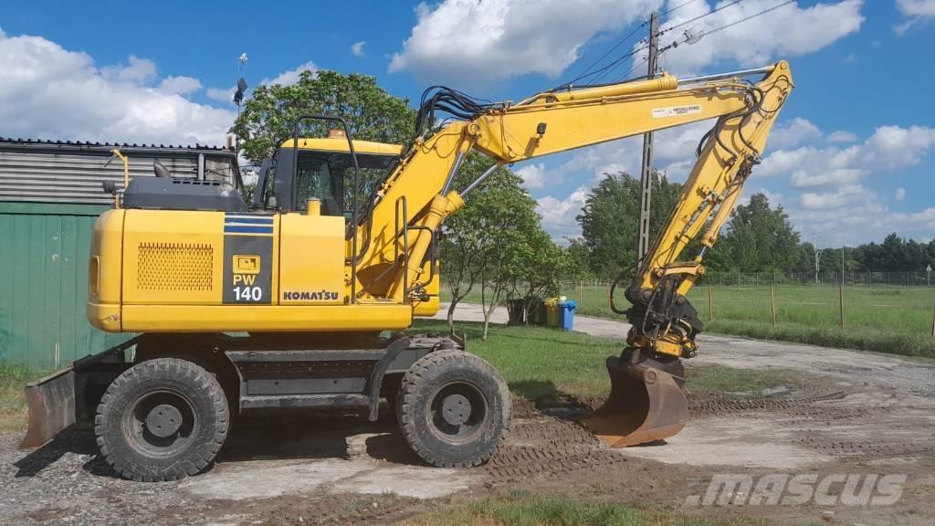 Komatsu PW 140-7 Gravemaskiner på hjul