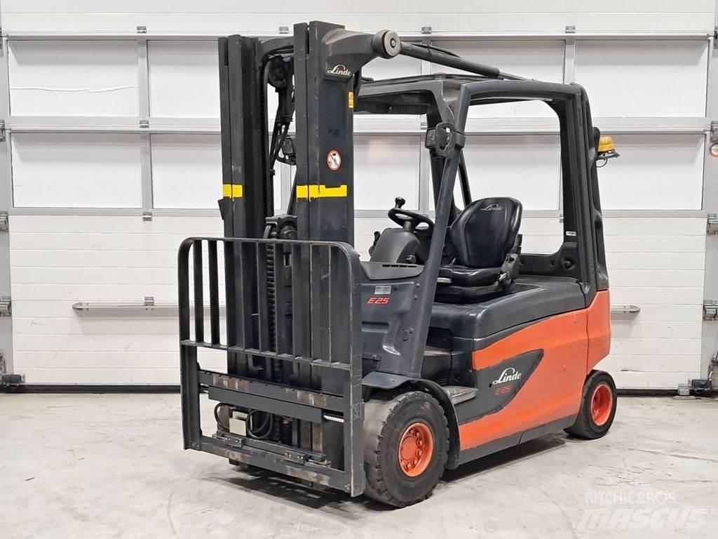 Linde E25L-01 El gaffeltrucks