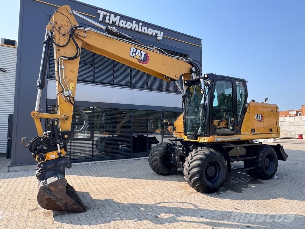 CAT M316 Gravemaskiner på hjul