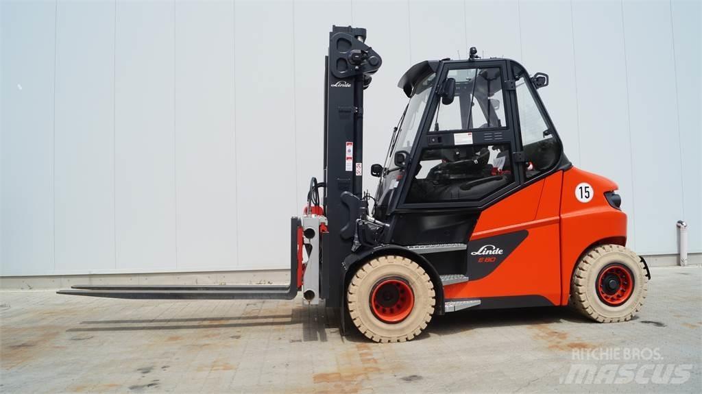 Linde E80 El gaffeltrucks