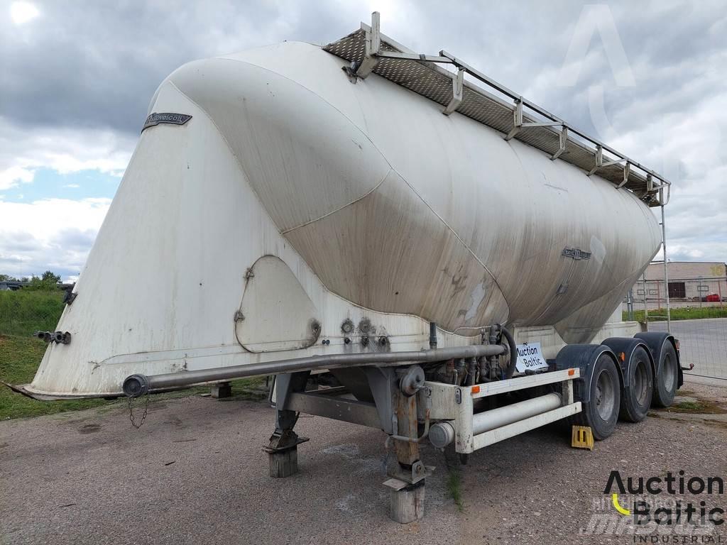 Mistrall S372P1 Semi-trailer med Gardinsider