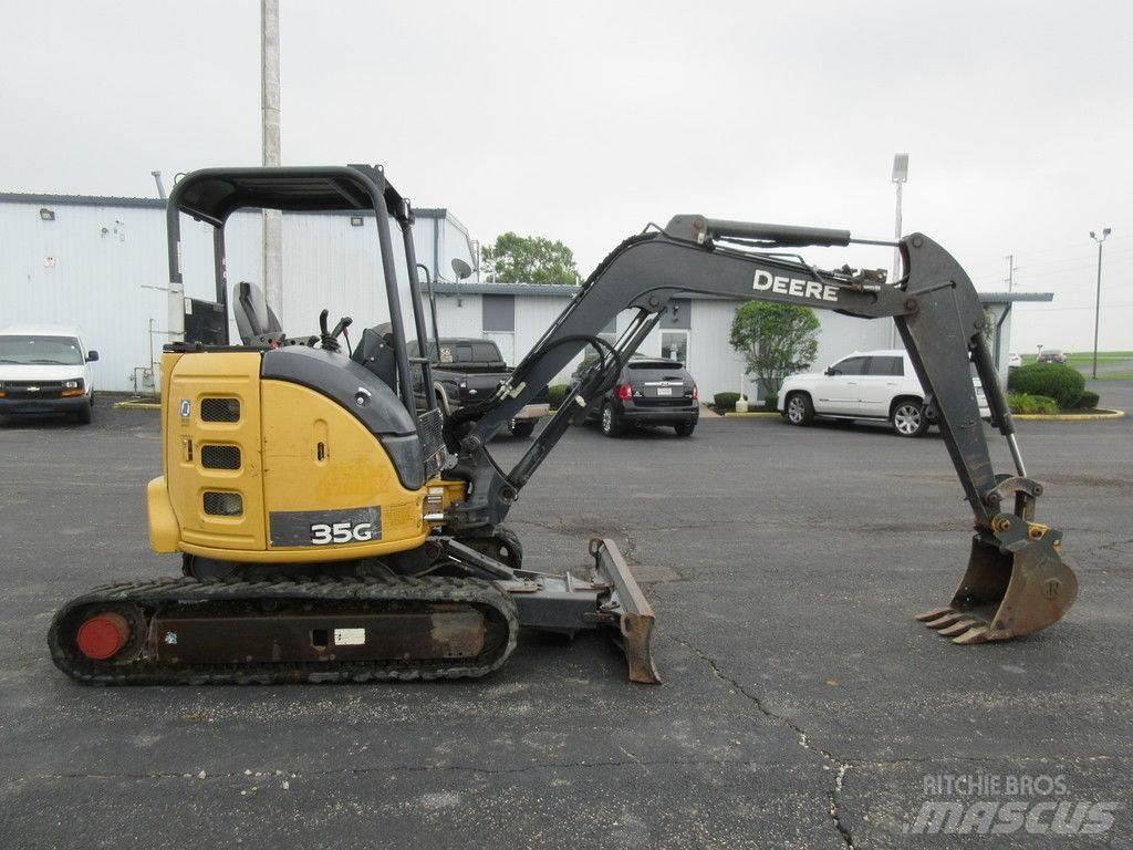 John Deere 35G Gravemaskiner på larvebånd