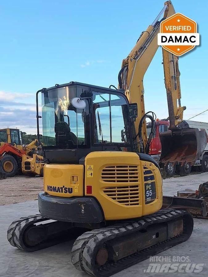 Komatsu PC55 Minigravemaskiner