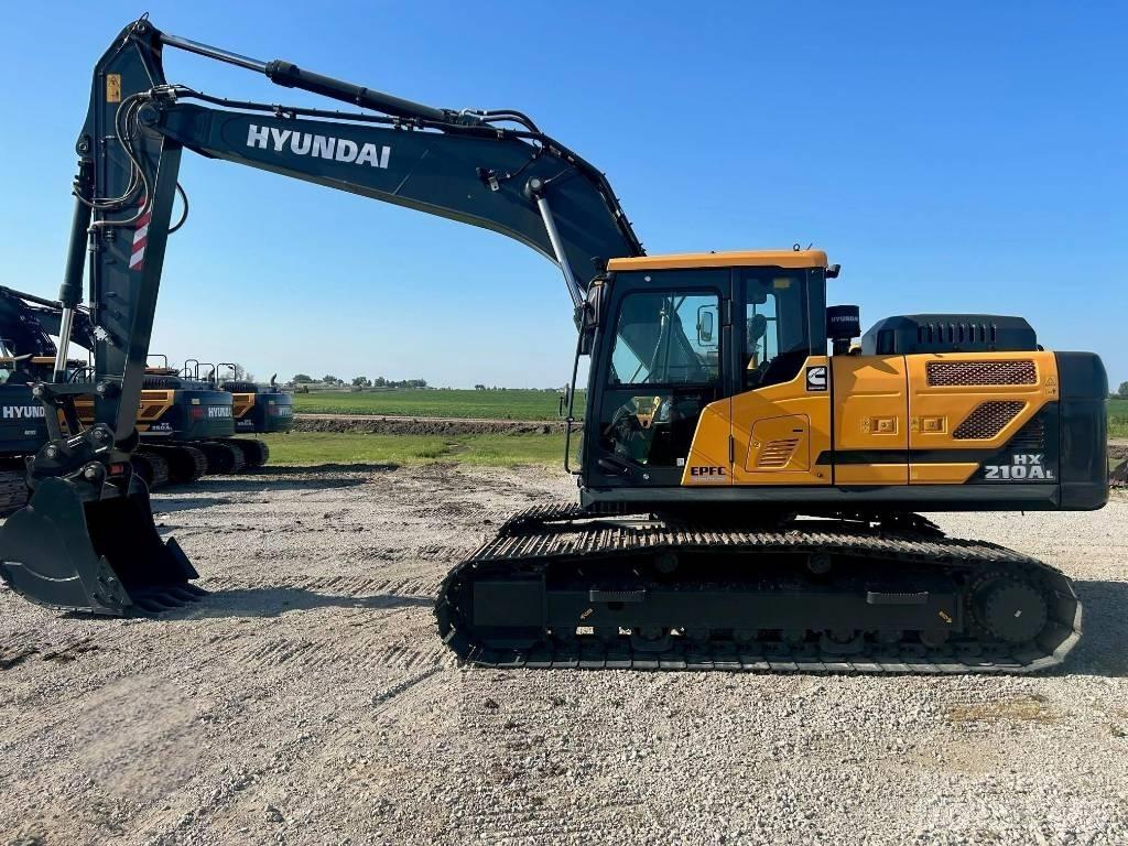 Hyundai HX210 Gravemaskiner på larvebånd