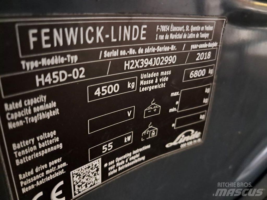 Linde H45D-02 Diesel gaffeltrucks