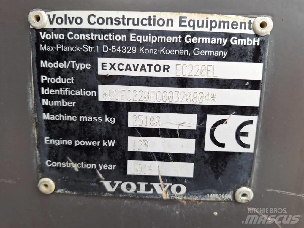 Volvo EC 220 EL Gravemaskiner på larvebånd
