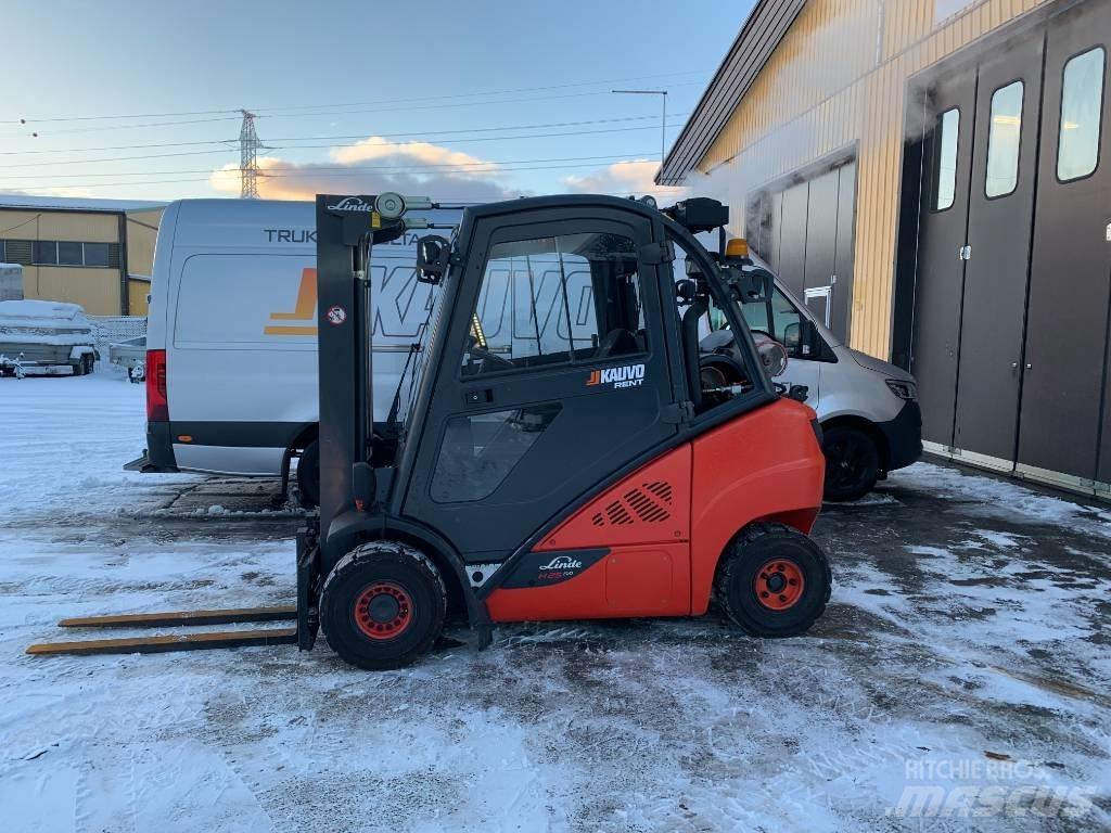 Linde H25T-02 LPG gaffeltrucks
