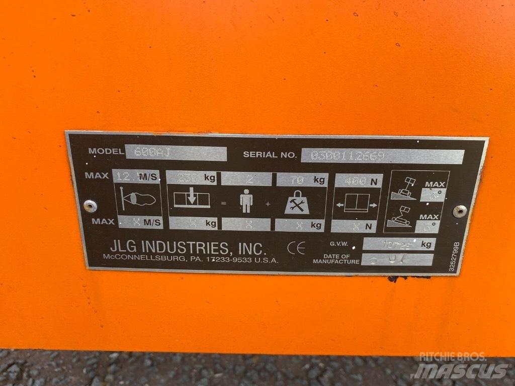 JLG 600 AJ Bomlifte med knækarm