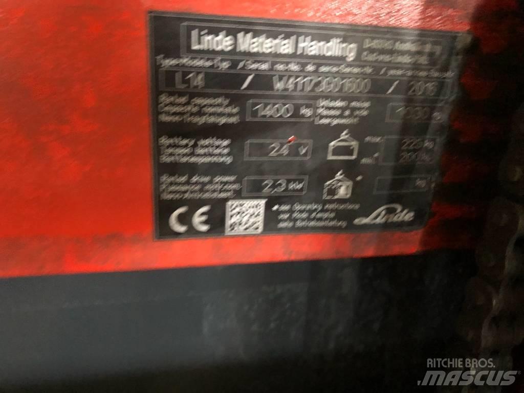 Linde H 16 T-01 LPG gaffeltrucks