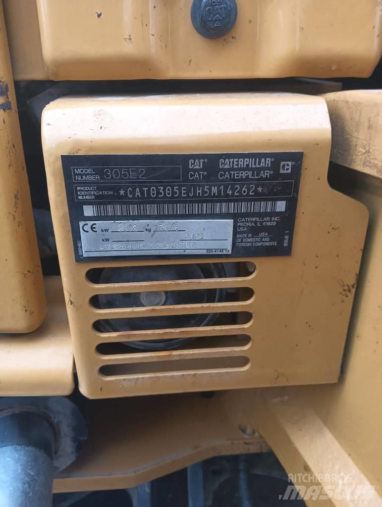 CAT 305 E CR Minigravemaskiner