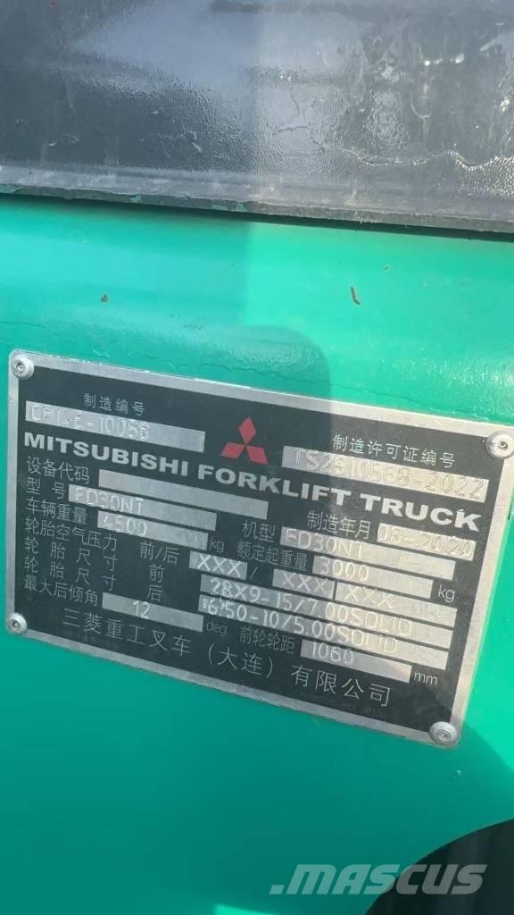 Mitsubishi 3t Diesel gaffeltrucks