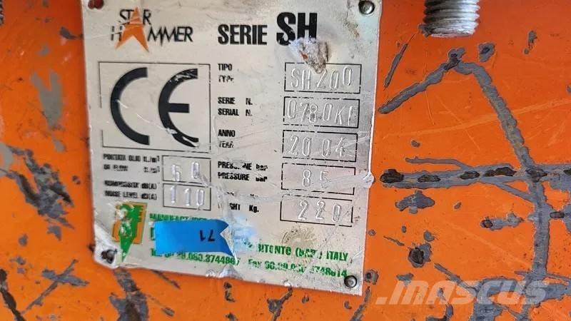 Star Hammer sh200 Hydraulik / Trykluft hammere