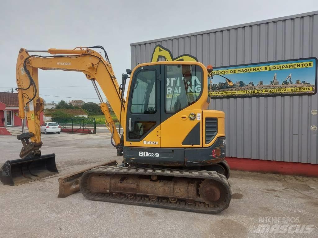 Hyundai R 80 CR Midi-gravemaskiner 7t - 12t