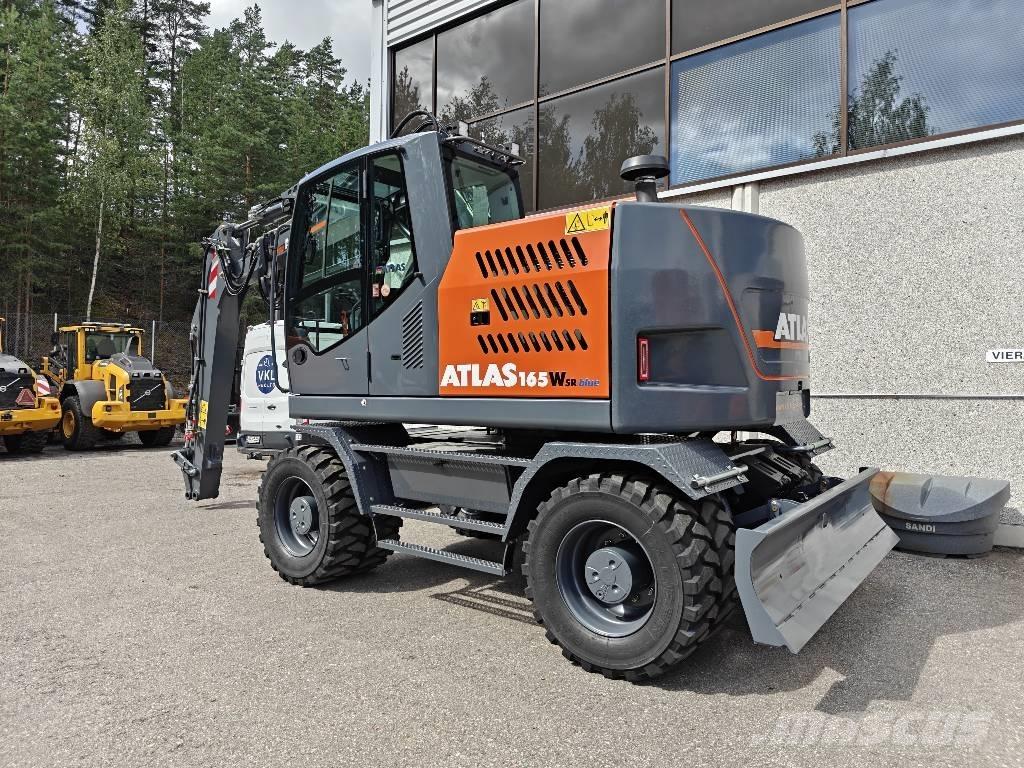 Atlas 165WSR Gravemaskiner på hjul