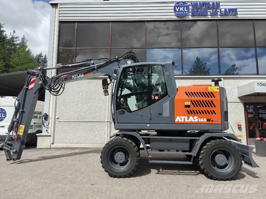 Atlas 165WSR Gravemaskiner på hjul