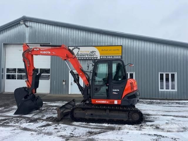 Kubota KX 080-4 Gravemaskiner på larvebånd