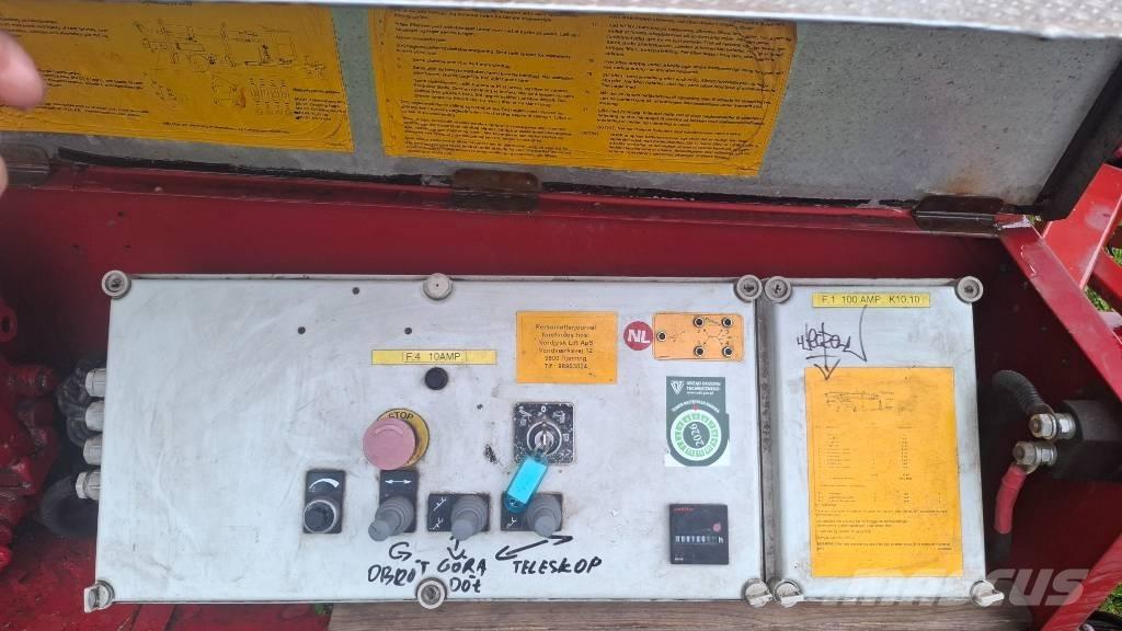 Omme 1650 EBZ Trailermonterede lifte