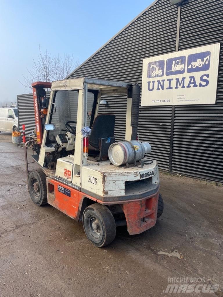 Nissan FG20 LPG gaffeltrucks