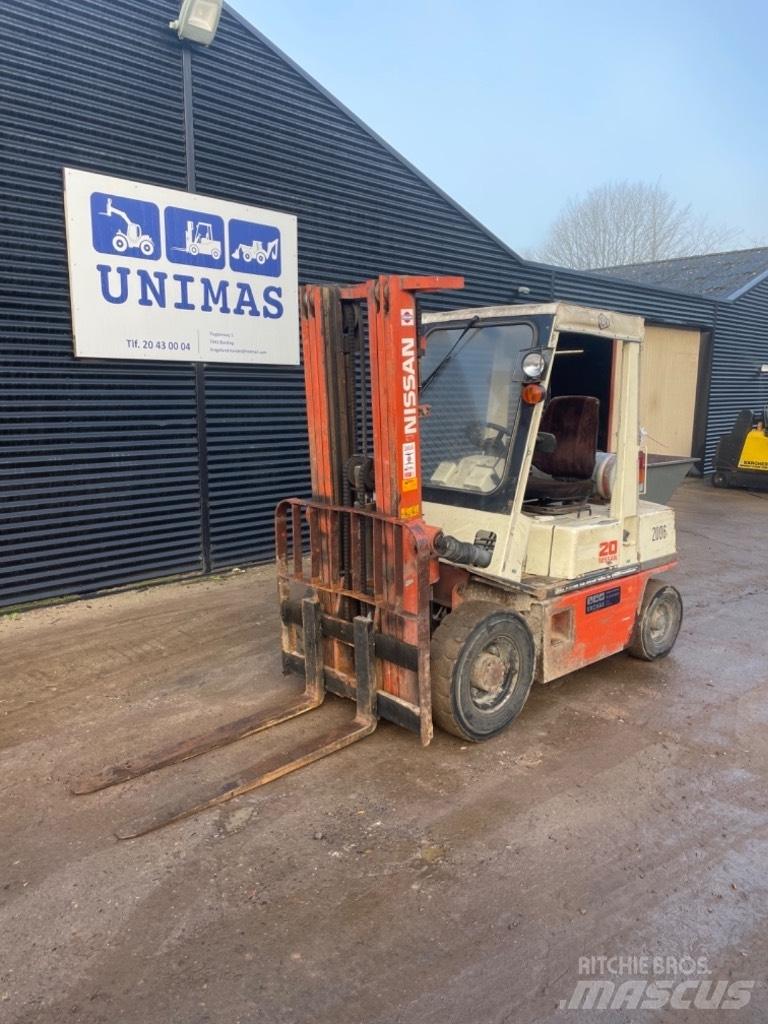 Nissan FG20 LPG gaffeltrucks