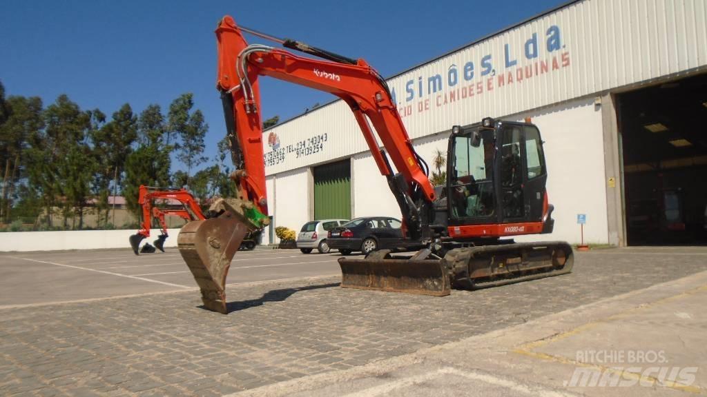 Kubota KX 080-4 Midi-gravemaskiner 7t - 12t