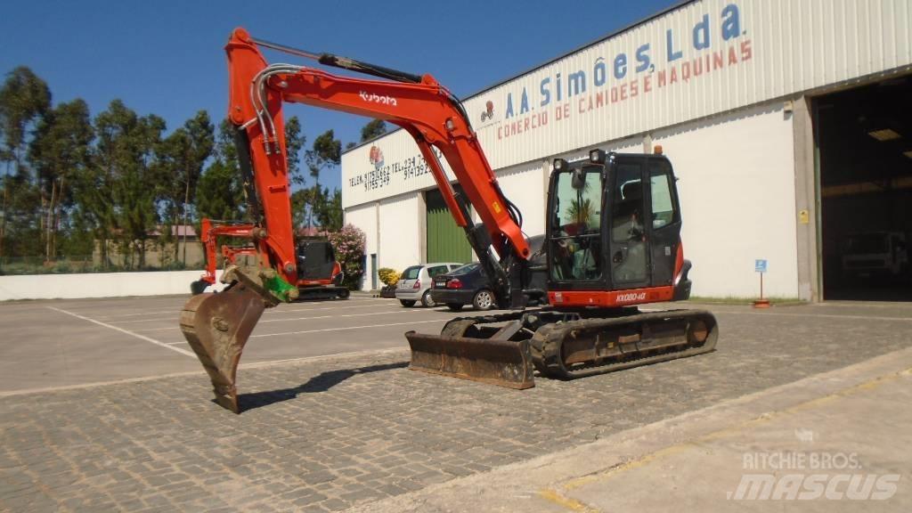 Kubota KX 080-4 Midi-gravemaskiner 7t - 12t