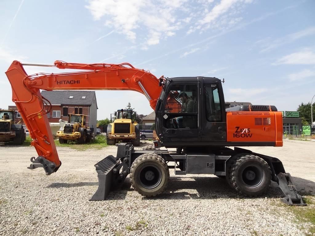 Hitachi ZX 160 W Gravemaskiner på hjul