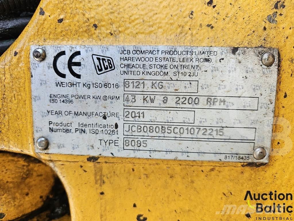 JCB 8085 Midi-gravemaskiner 7t - 12t