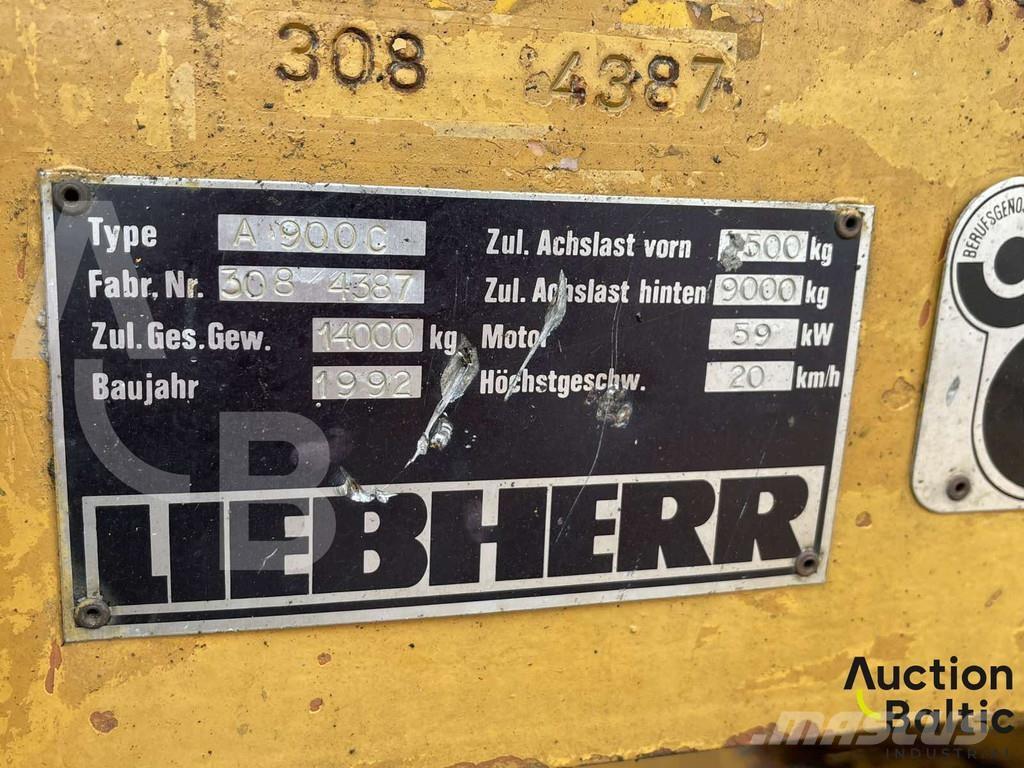 Liebherr A 900 C Gravemaskiner på hjul