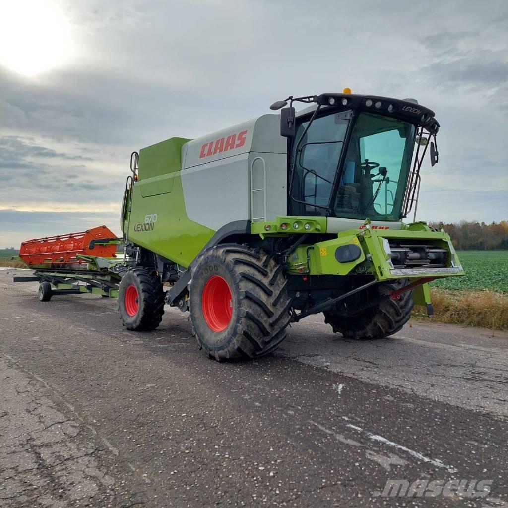 CLAAS Lexion 670 Mejetærskere