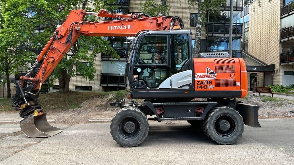 Hitachi ZX140W-5B Gravemaskiner på hjul