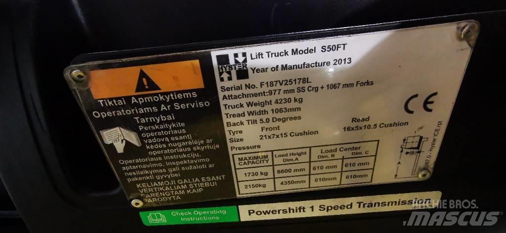 Hyster H 2.5 FT LPG LPG gaffeltrucks