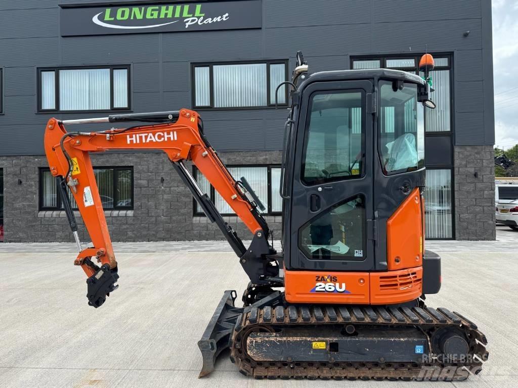 Hitachi ZX 26 U-6CLR Minigravemaskiner