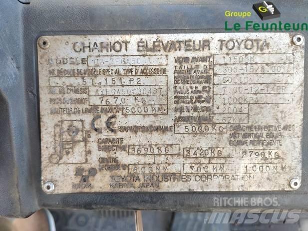 Toyota 02-7 FG A 50 LPG gaffeltrucks