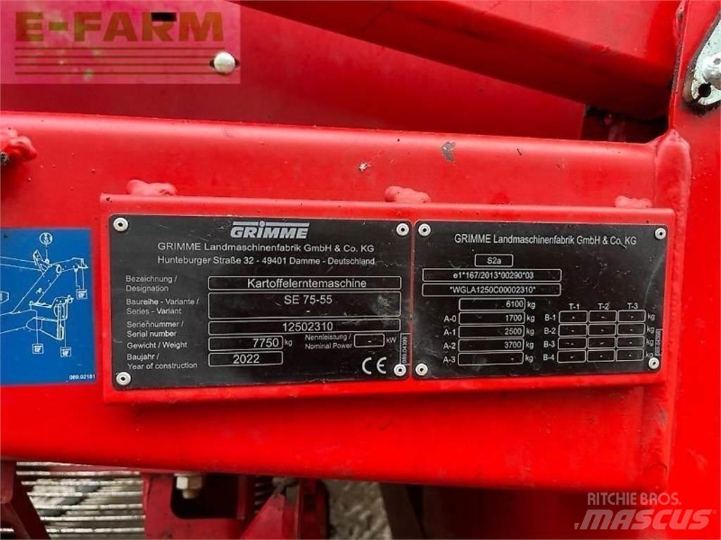 Grimme se 75-55 sb Kartoffeloptagere