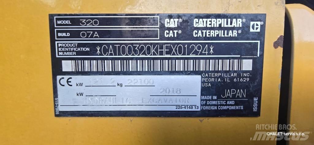 CAT 320 Gravemaskiner på larvebånd