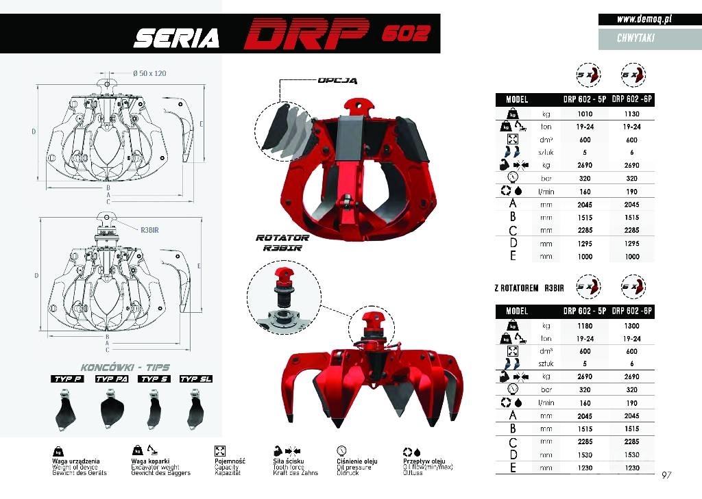  DEMOQ DRP250 4P Gribere