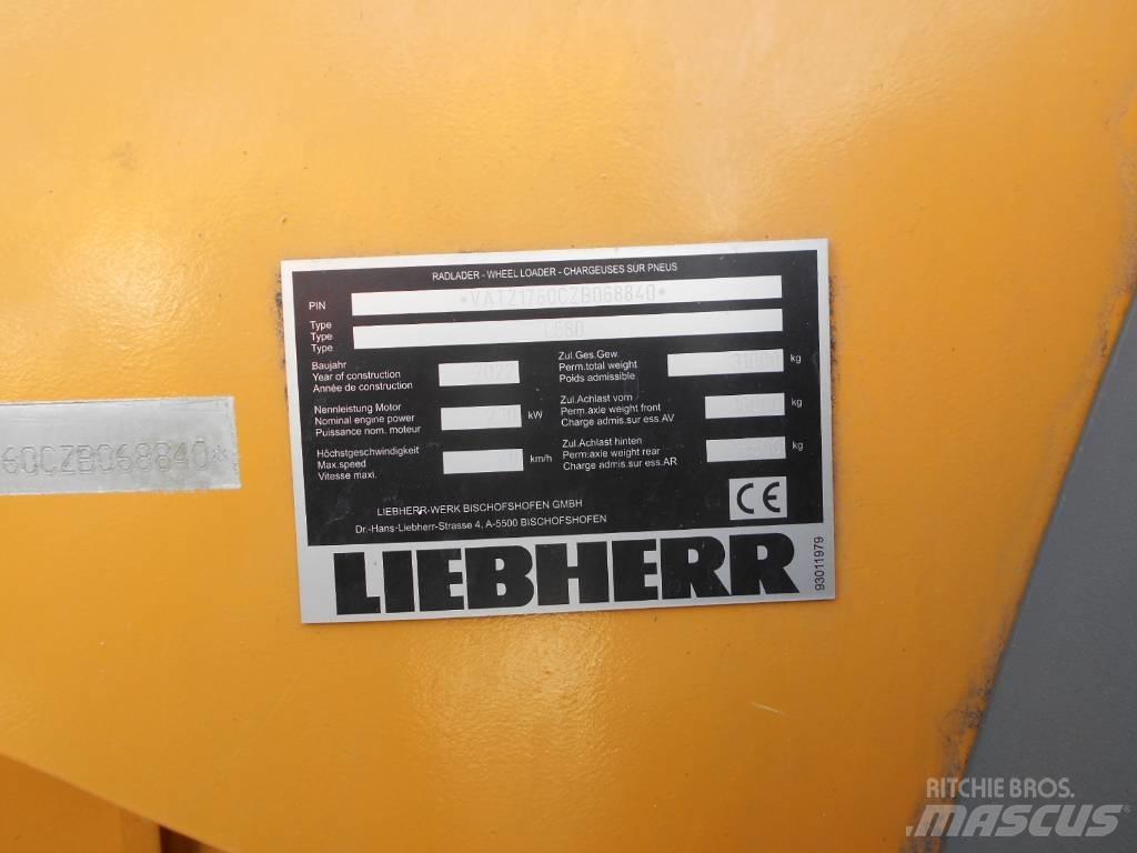 Liebherr L 580 Læssemaskiner på hjul