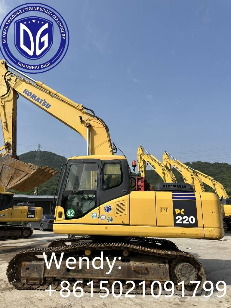 Komatsu PC 220-7 Gravemaskiner på larvebånd