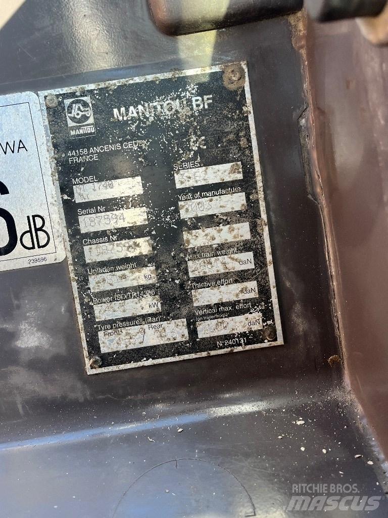 Manitou 1740 Teleskoplæssere