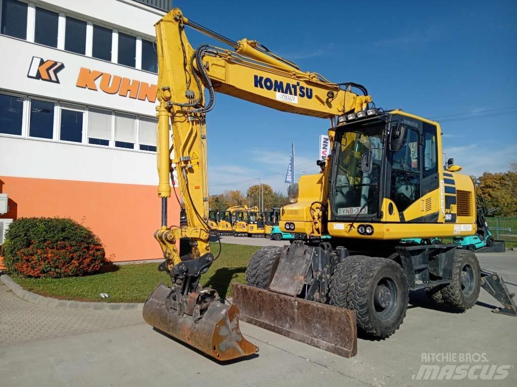 Komatsu PW 160-11 Gravemaskiner på hjul