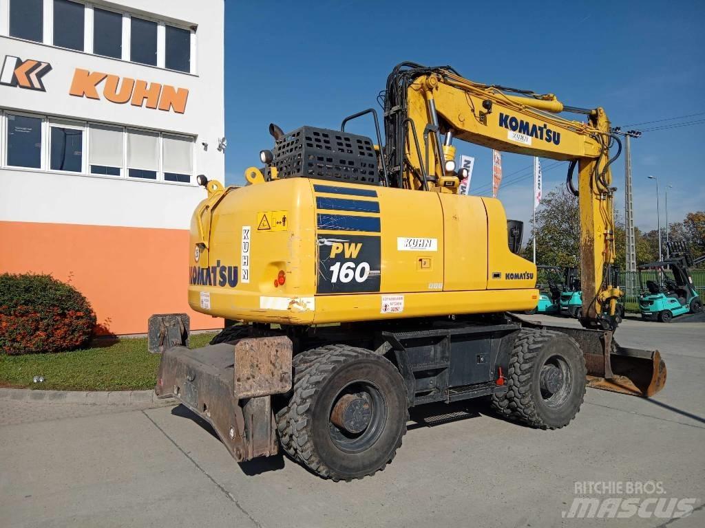 Komatsu PW 160-11 Gravemaskiner på hjul