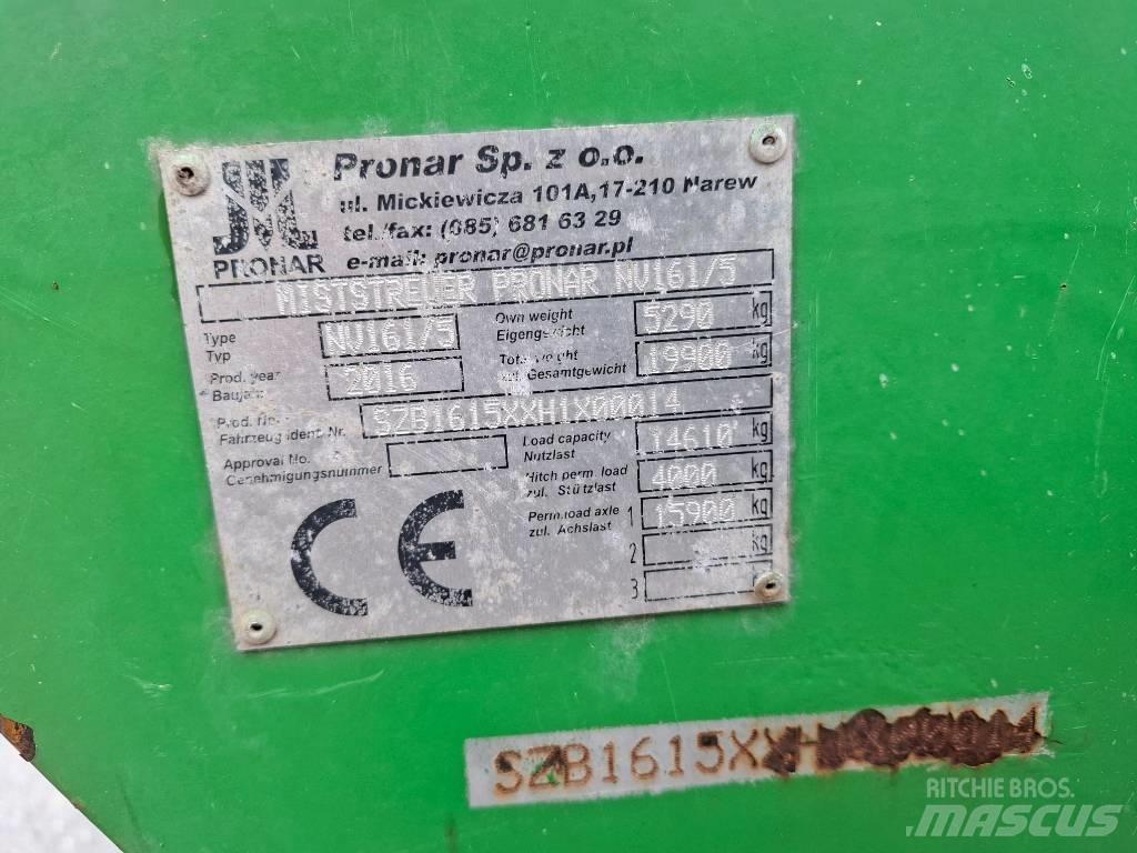 Pronar NV 161/5 Gødningsspreder