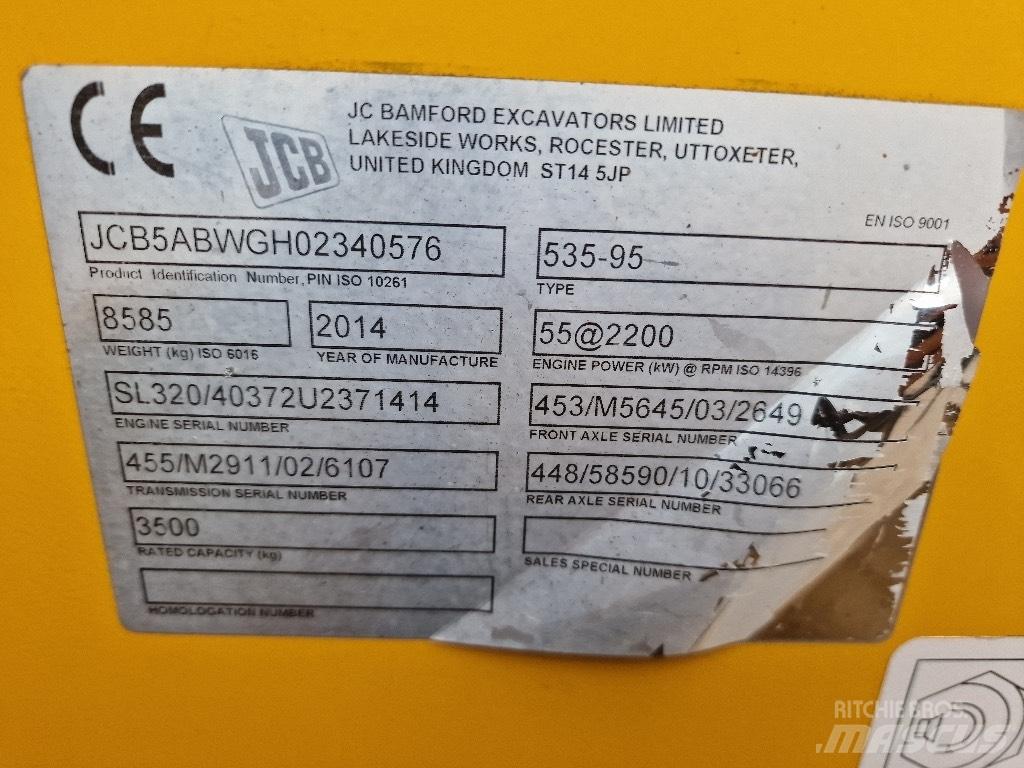 JCB 2014 JCB 535-95 Teleskoplæssere