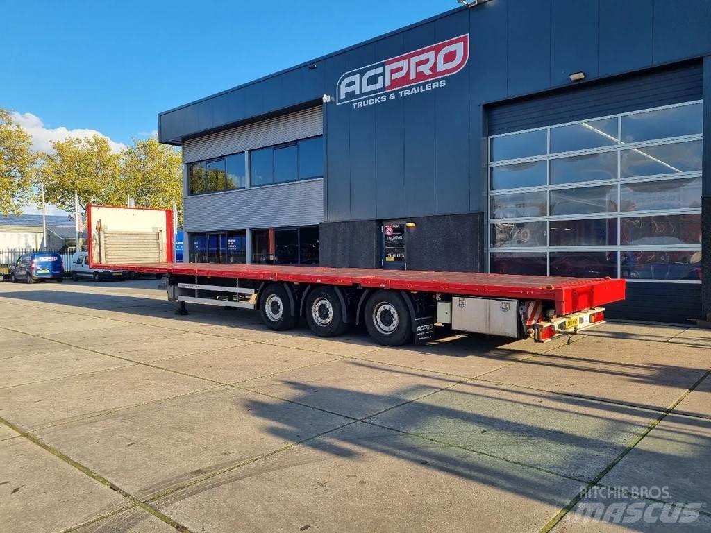 Wiese 3as Semi-trailer med lad/flatbed