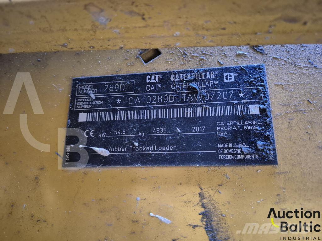 CAT 289 D Larvebåndslæssere